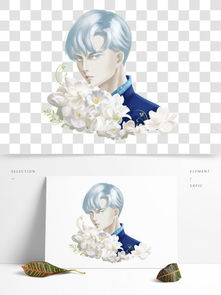 免费获取动漫百合花设计素材，尽在千图网平面设计资源库